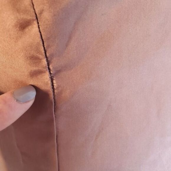 Ann Taylor LOFT Lot of 2 Silk Dresses Size 4 Green Brown - Picture 10 of 12